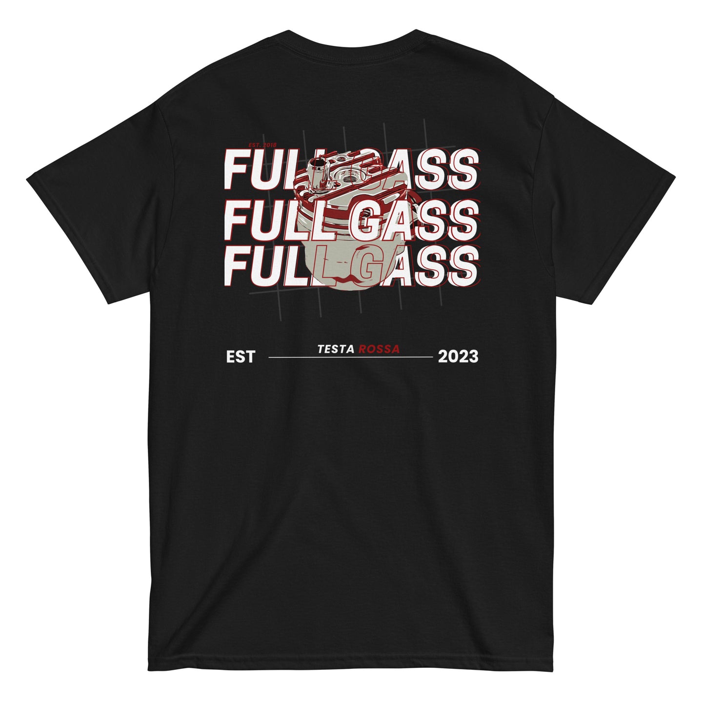 Maglietta FULL GASS Testa Rossa